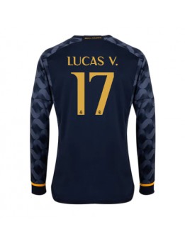 Real Madrid Lucas Vazquez #17 Replika Borta Kläder 2023-24 Långärmad